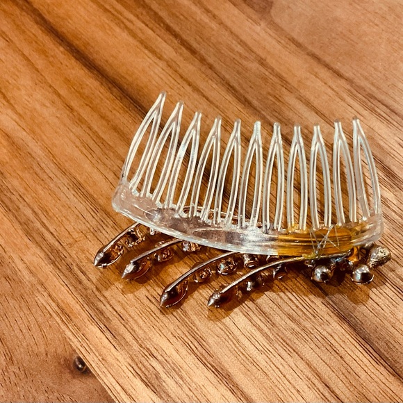 VINTAGE peigne à cheveux/hairpiece - Picture 2 of 2